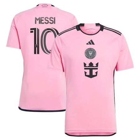 Fotbalové dres Inter Miami CF Messi 10 Domácí 2024-25 Krátký Rukáv